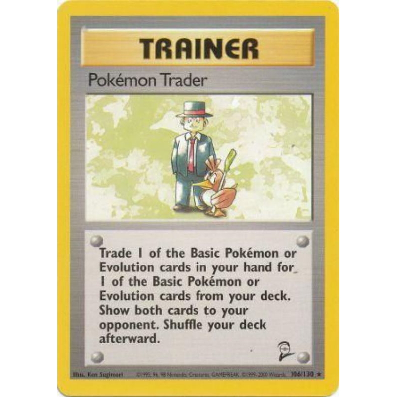 Pokémon TCG – Pokémon Trader – Base Set 2 – 106/130 – หายาก – NM