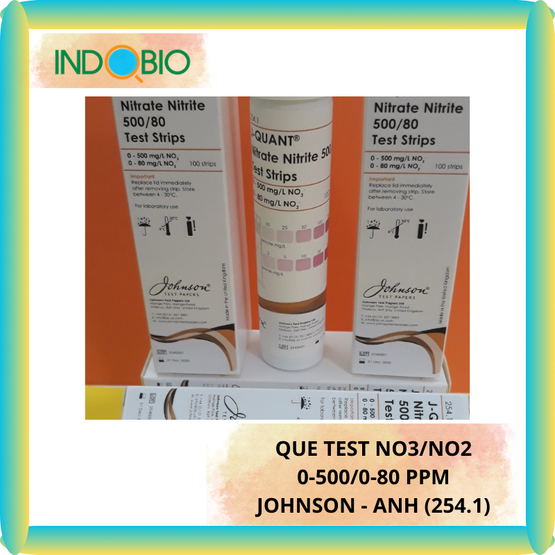 [GENUINE] TEST QUE NO3/NO2 (NITRAT/NITRIT) 254.1 (500/80 PPM) JOHNSON-ANH [COAUDED]