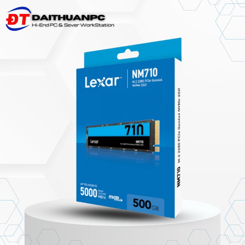 SSD Lexar NM710 M.2 2280 PCIe Gen4x4 NVMe SSD 500GB