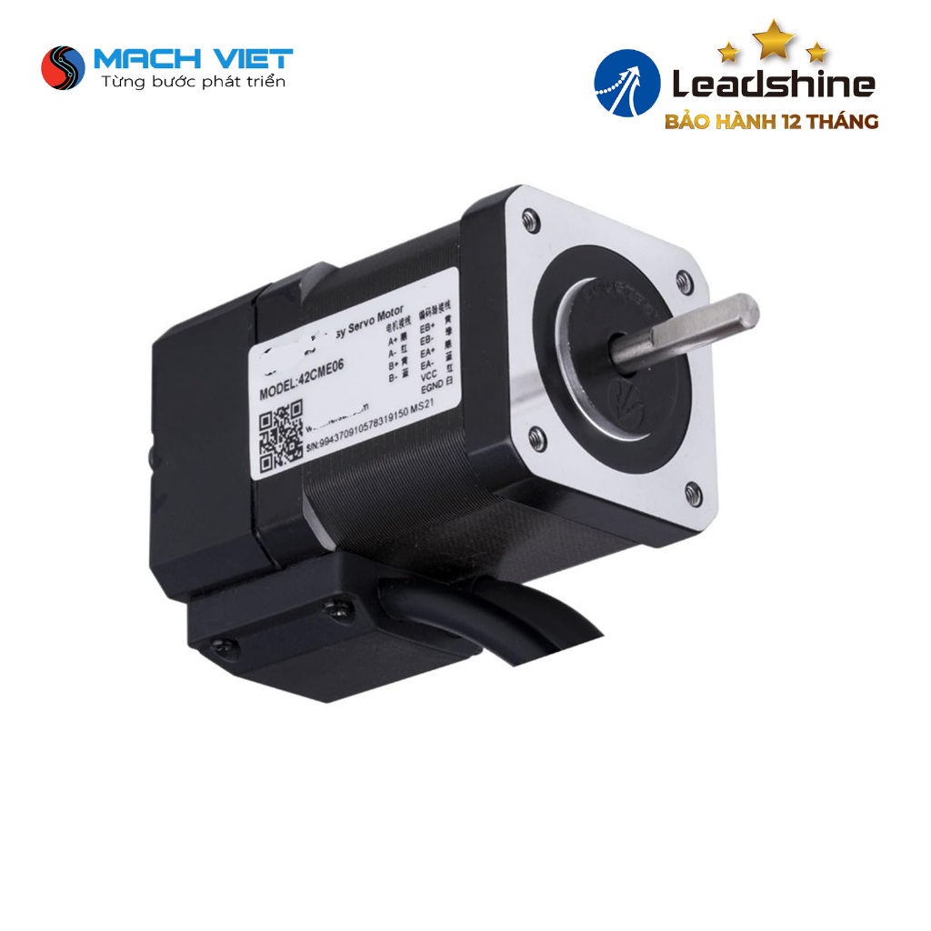 HBS มอเตอร์ 0.6Nm 42CME06 ข้อมูลจําเพาะ: 0.6Nm-70mm - เพลา 5+ ไดรฟ์ CL42C + สายเข้ารหัส CABLEH-BM...