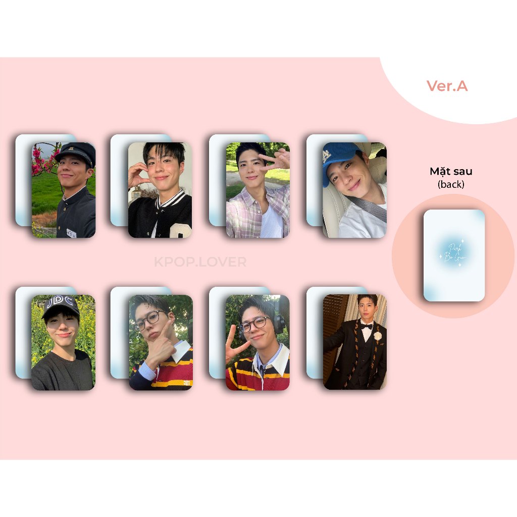 ชุดการ์ด The CORNERED Park Bo Gum 8 ใบ