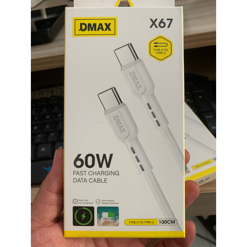 สายชาร์จเร็ว 60W C to C ชาร์จเร็วสุด