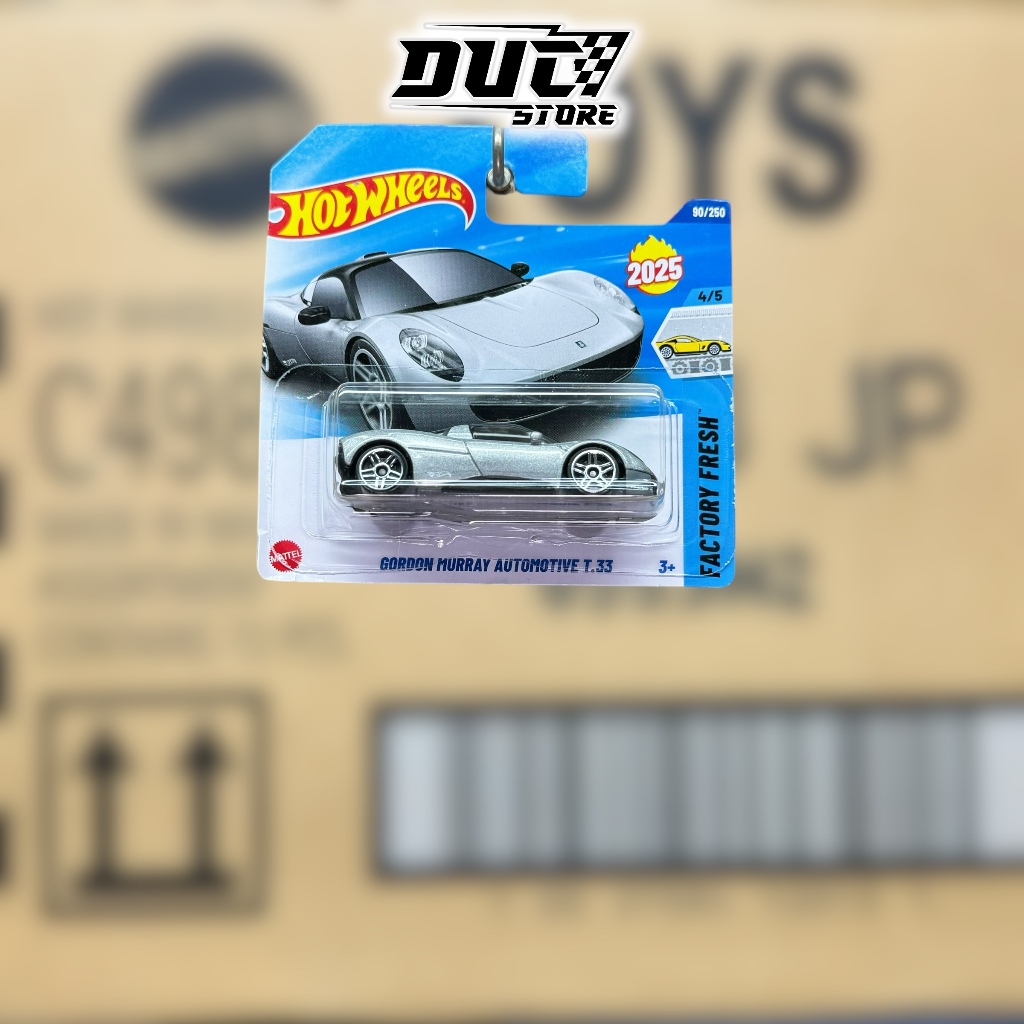 Ducstore รถโมเดล HYW23 Hot Wheels Gordon Murray Automotive T.33 - basic D case 2025