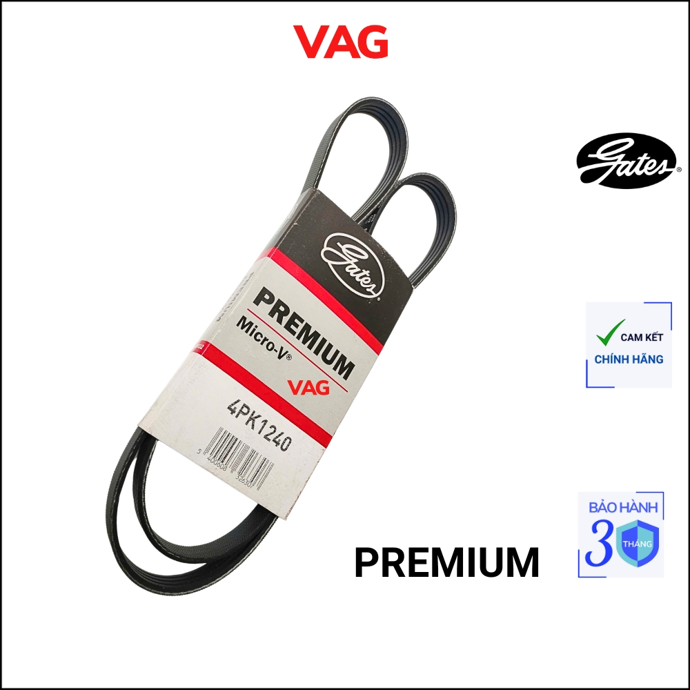 Vios 03-07 เข็มขัดประตูไดร์เวอร์น้ํามันรุ่นพรีเมี่ยมผลิตในยุโรป 4PK 1240 และ 3PK 850