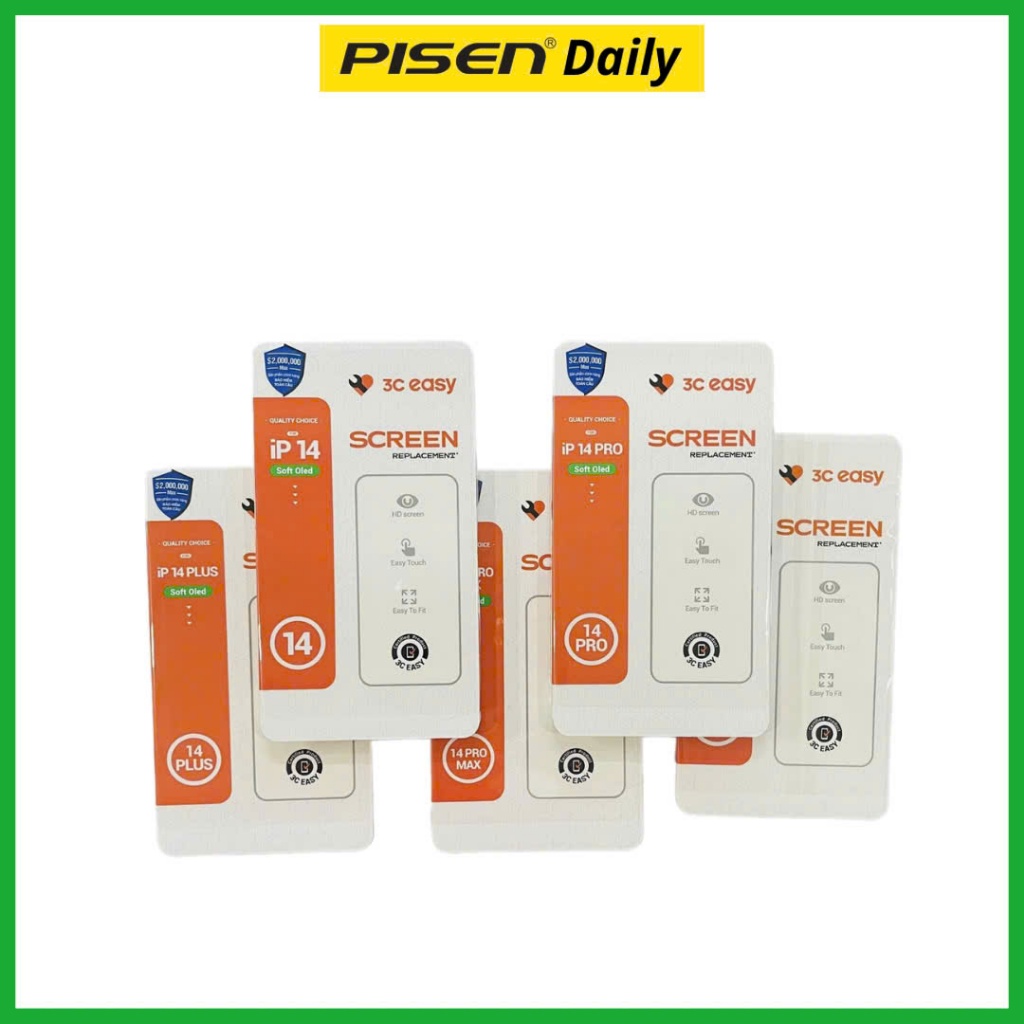 Pisen เปลี่ยนหน้าจอสําหรับโทรศัพท์ X/Xs/Xsmax/11Pro/12/12Pro/13 ของแท้ 12 เดือน