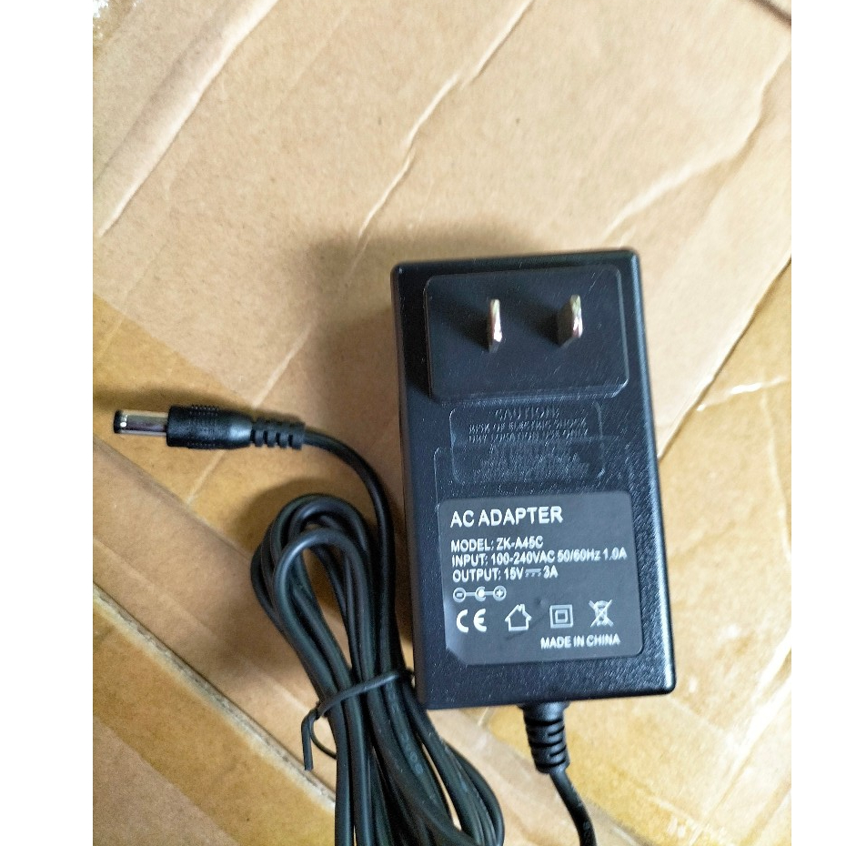 แหล่งพลังงาน Zin 15V3A, 15V 3A, 15V-3A ชนิดพิเศษ