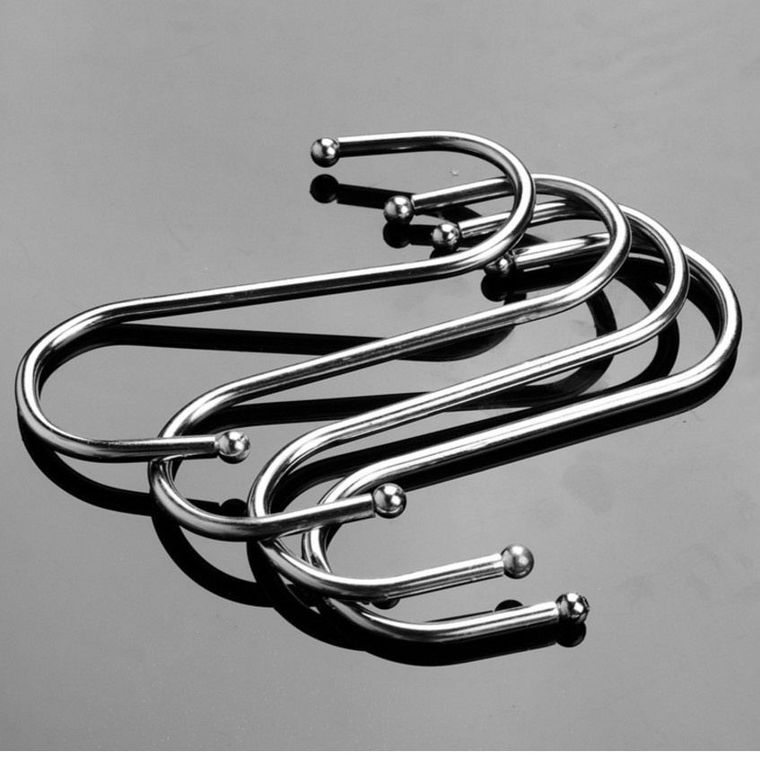 Combo 5 อัน Super Strong S-Hooks - ไม้แขวนเสื้อ - สแตนเลส