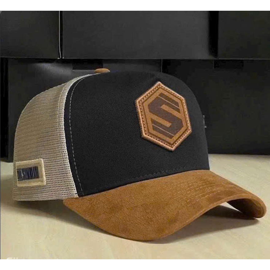 (NEW) หมวก Mr Thomas Shelby Trucker แบบตาข่ายแนวตั้ง (รูปถ่ายจริง)