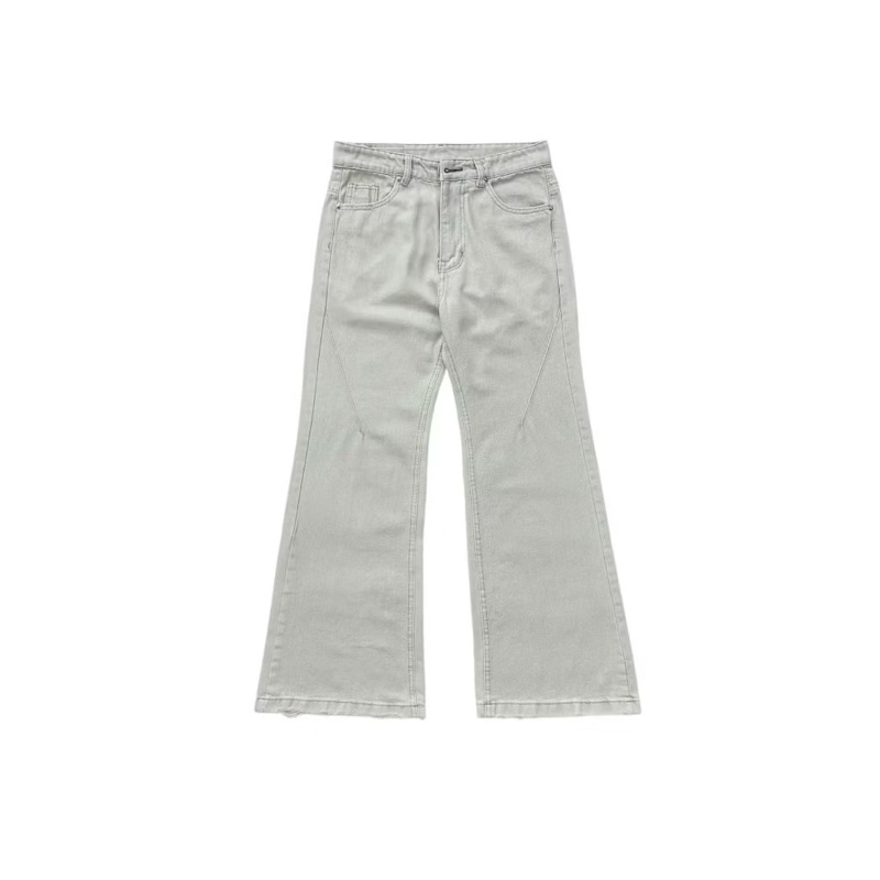LIGHT SMOKE FLARED JEANS - กางเกงยีนส์ทรงกระบอก FLARED unisex 1799