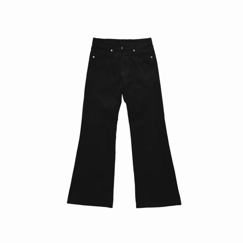 BLACK FLARED JEANS - กางเกงยีนส์ขาบาน BLACK FLARED ธรรมดา unisex 1838