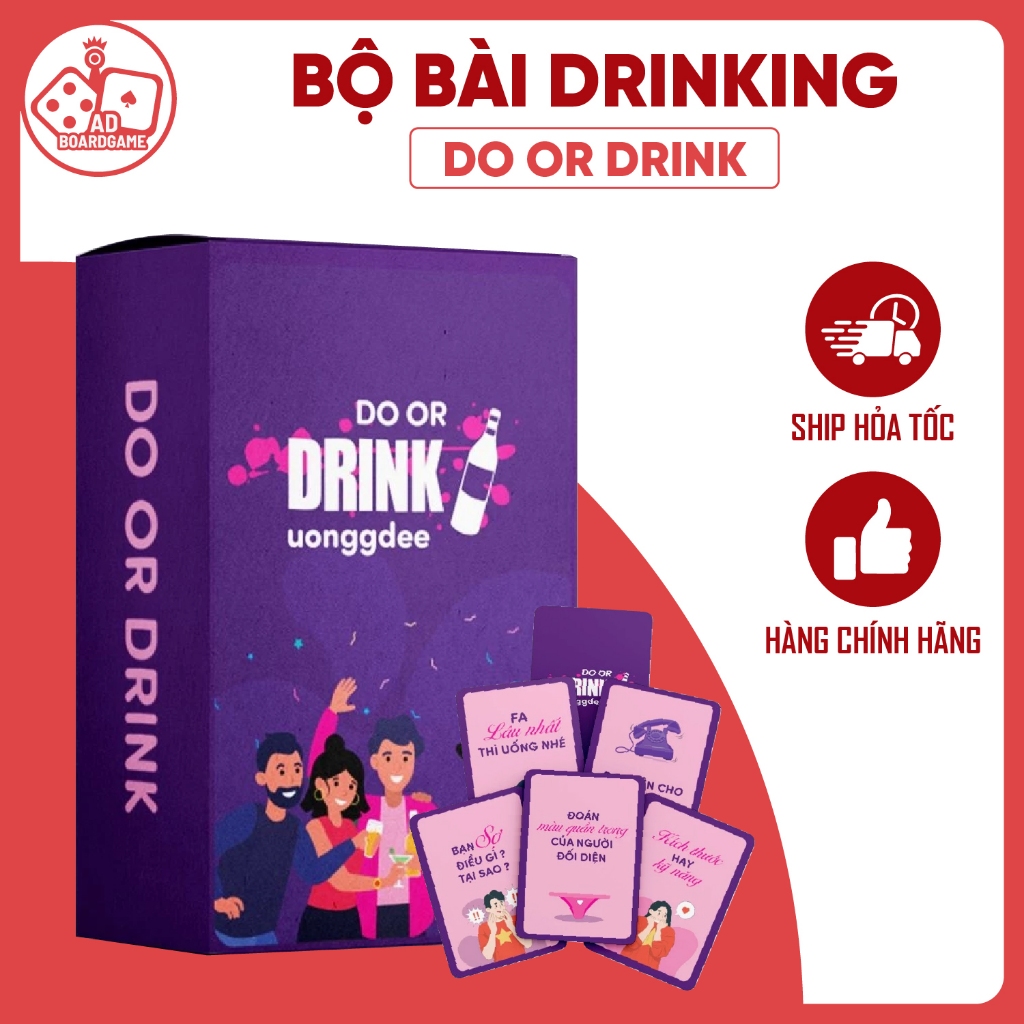 [DRINKINGGAME]Drinking Deck Entertainment Game Do Or Drink 78 การ์ดสําหรับความสนุกสนานกับเพื่อน