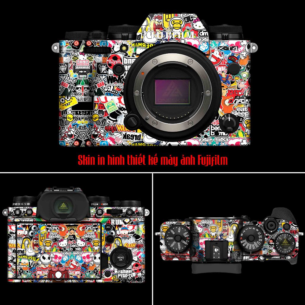 กล้อง Fujifilm 3M สติ๊กเกอร์ผิว XE1,XE2,XE3,XE4,XE5,XT3,XT4,XT5,X-S10,XS20,X100V,XT200 | การพิมพ์ ยู