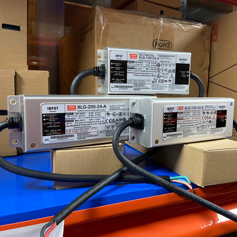 Meanwell 24V Led Source XLG-200-24-A,XLG-150-24-A,XLG-100-24-A