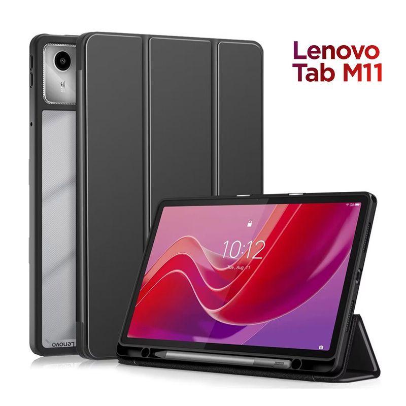 Lenovo Tab M11 (TB-330FU/TB-330XU) เคสหนัง Zaki Smartcover ด้านหลังแบบใส