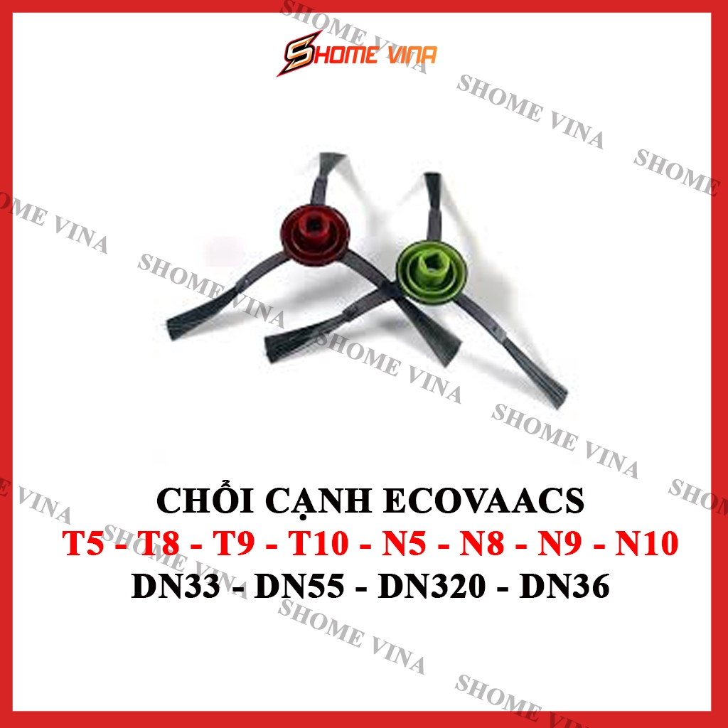 แปรงข้างเครื่องดูดฝุ่นหุ่นยนต์ Ecovaacs T5, T8, T9, T10, N5, N8, N10, DN33, DN36, DN55, DN320, DN520