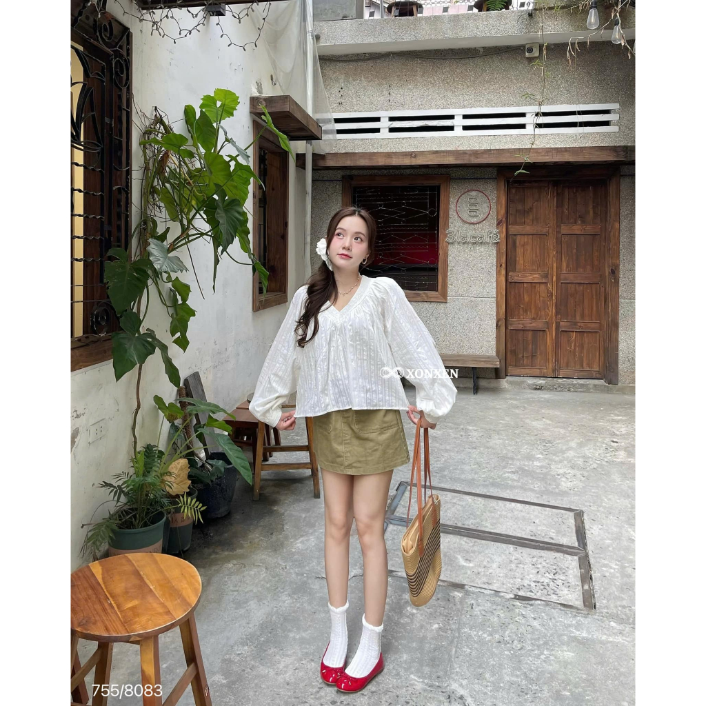 XONXENSHOP เสื้อเบบี้ดอลล์แขนยาวคอเต่า PCT รหัส A775