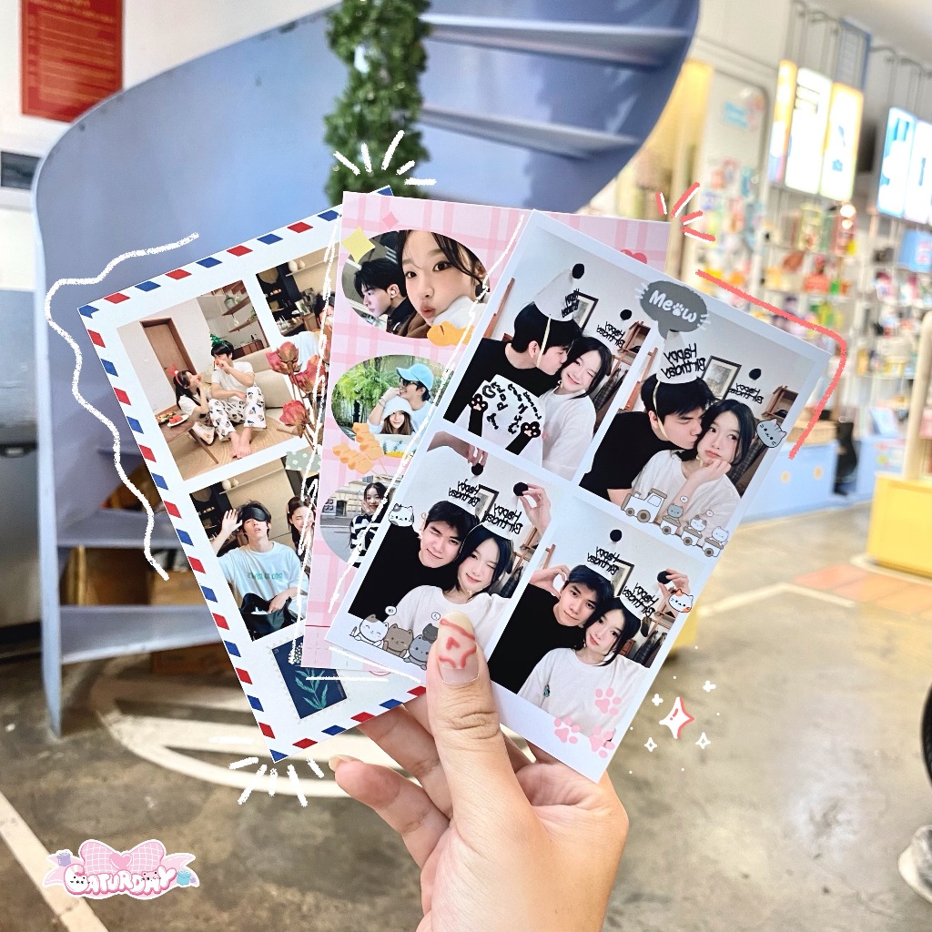 เซต 2 ชิ้น CUTE PHOTOBOOTH SIU PRINTED PHOTO FRAME