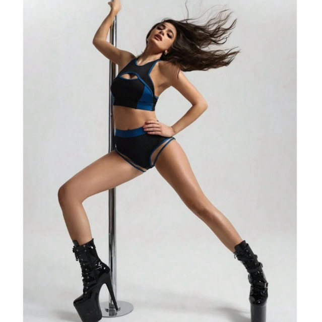 กางเกงสายรัดซ้อมเต้นยิม twerk เสา