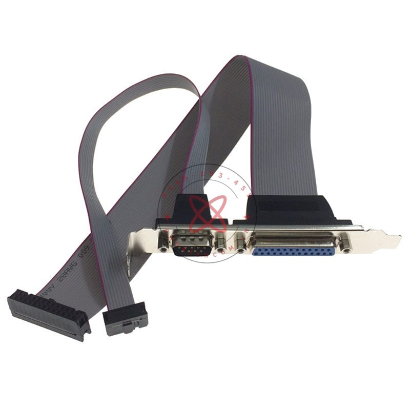 สายอนุกรม Dual COM DB25 ถึง 9pin 25pin