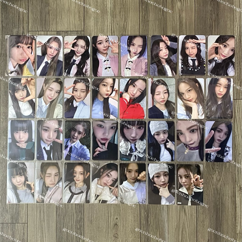 ของแท้ H2H Hearts2Hearts Jiwoo Carmen Ian Yuha Juun Stella Yeon Ana โฟโต้การ์ดมุมโค้งมน
