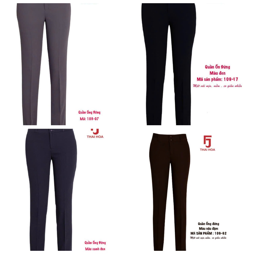 [SPEED FIRE] กางเกงผู้หญิงไทย Hoa ยืดได้เยอะ 109