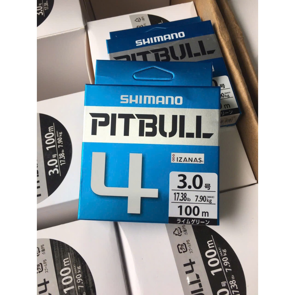 ร่มตกปลา SHIMANO PE (PILLBULL) X4 100m -JAPAN EXPORTED: JAPAN - ทุกเบอร์ 0,8 ถึง 7.0
