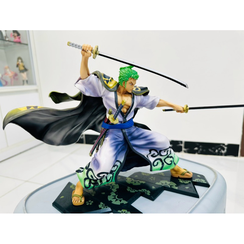 Onepiece Zoro Wano รุ่นสูง 22 ซม. ครบกล่อง