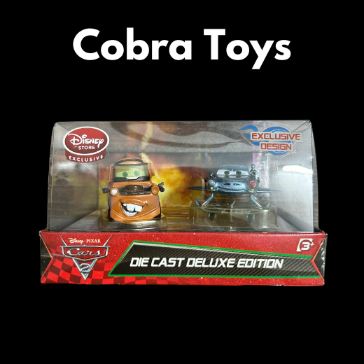 DISNEY CARS 2 MATER FINN MCMISSILE GIFT DELUXE SET - Cobra Toys - 1:55 รถโมเดลสเกล