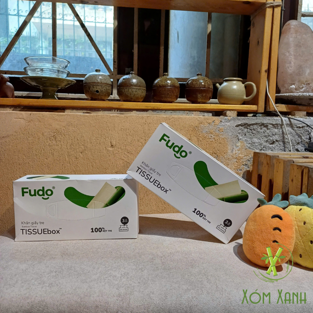 FUDO, BOX TISSUES FROM NATURAL BAMBOO FIBER – FUDO, BAMBOO TISSUE BOX