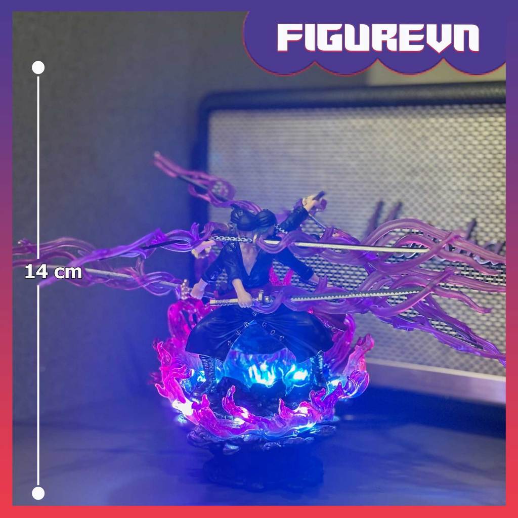 ฟิกเกอร์ Zoro Asura 14 ซม. มี LED (รุ่นเล็ก) - One Piece