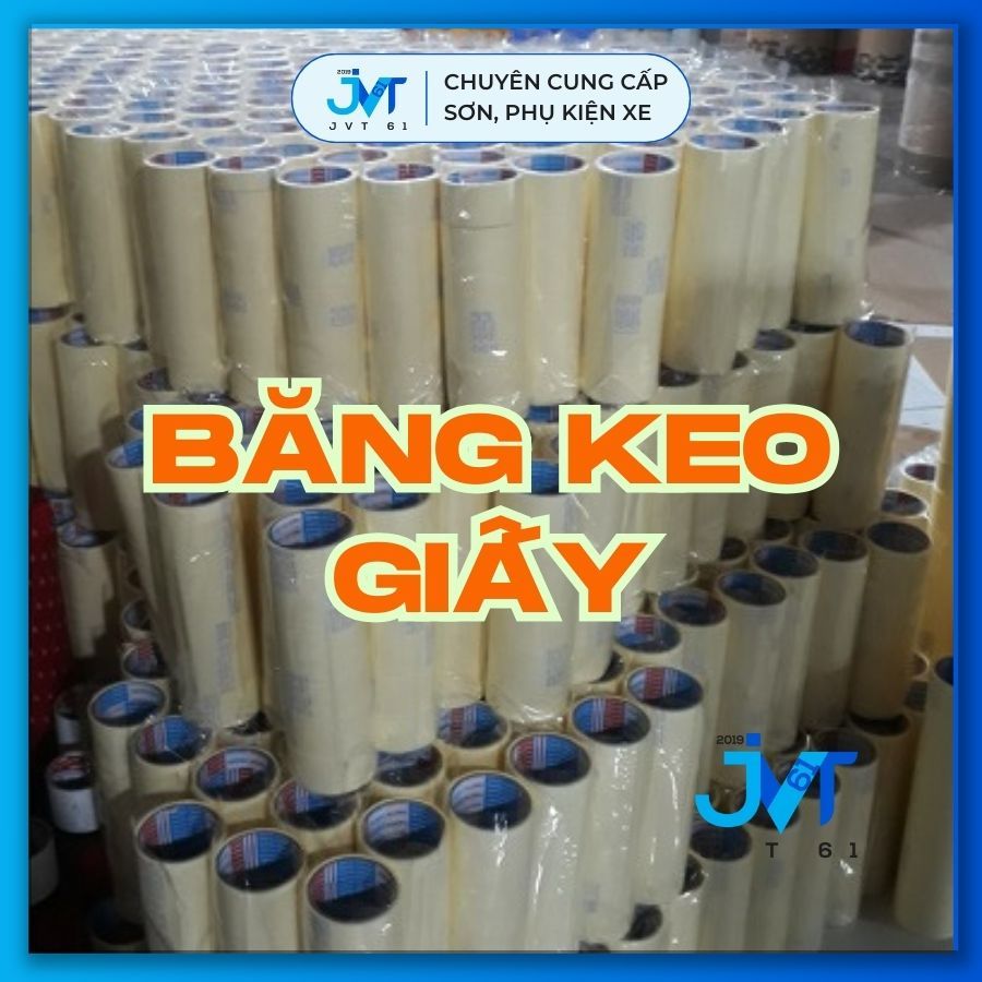 [ทุกขนาด] เทปกระดาษกาวสี ขนาด 1F2/2F4/4F8 - 18yards/25yards/50yards (1 ม้วน)