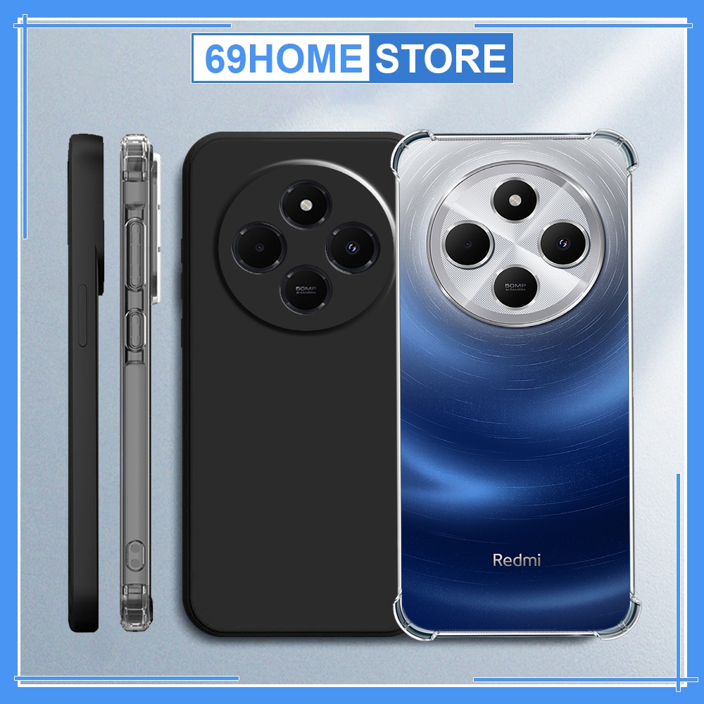 เคส Redmi 14C / Poco C75 กันกระแทก โปร่งใส กันกล้อง