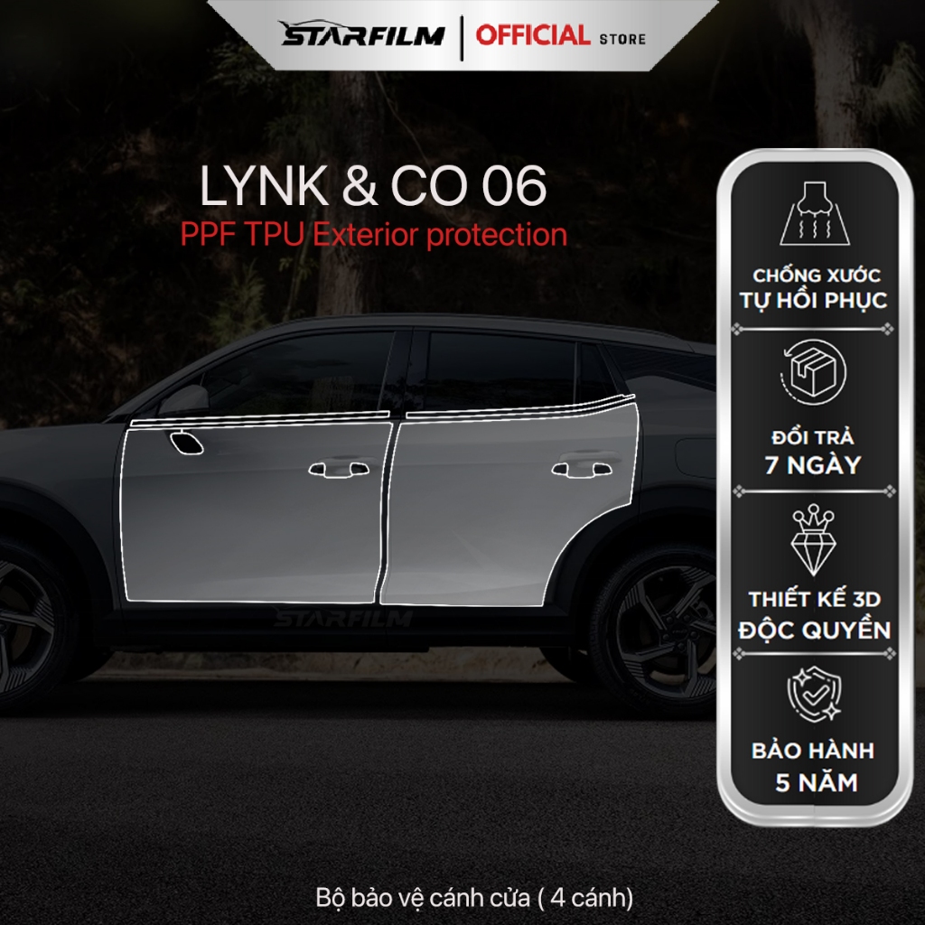 LYNK & Co 06 PPF TPU STARFILM ป้องกันภายนอก