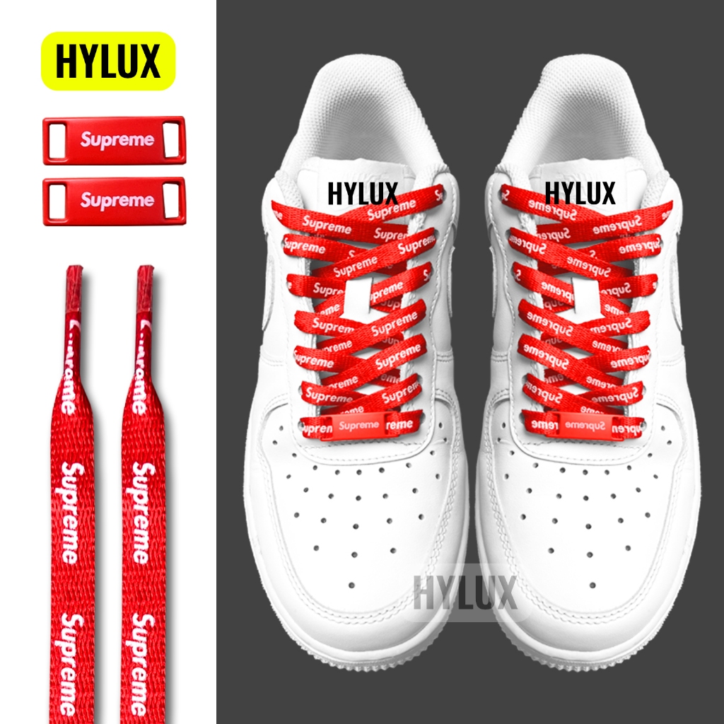 เชือกผูกรองเท้า Supreme + อุปกรณ์เสริมทดแทนระดับพรีเมียม - เชือกผูกรองเท้ารองเท้ากีฬา
