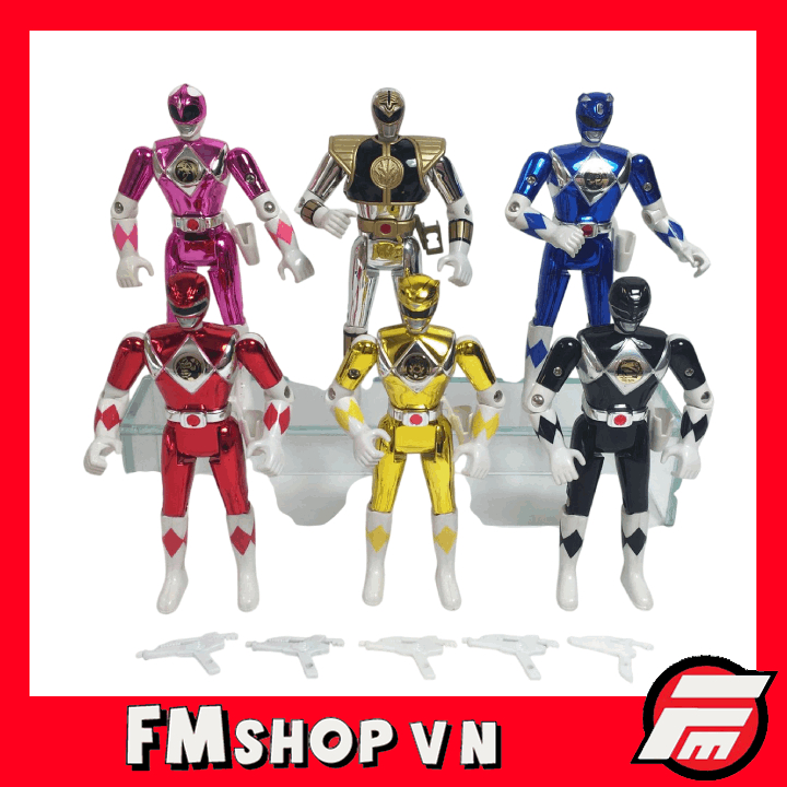 (2nd) Mighty Morphin Power Rangers The Movie Metallic Action Figure
