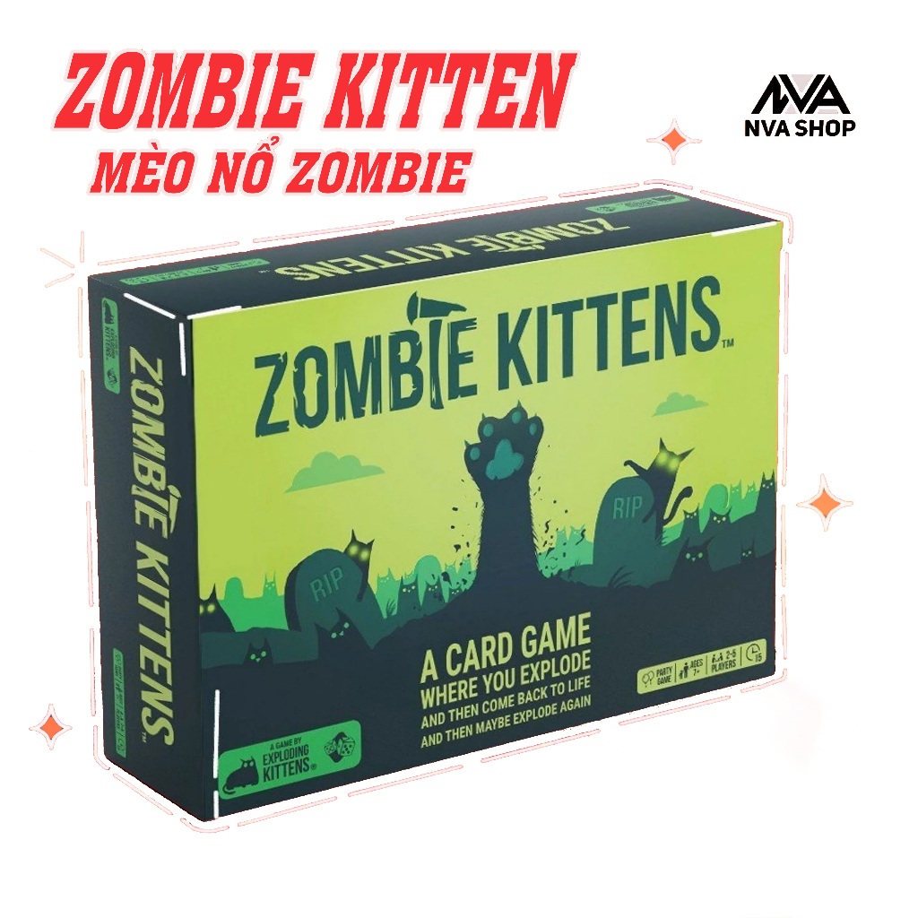 ZOMBIE KITTENS Exploding Cat - เกมกระดาน
