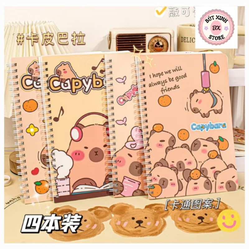 XO A5 Capybara Trend Spring Notebook, Notebook, Notebook