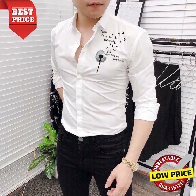 เสื้อเชิ้ตผู้ชายพร้อม PATTERN