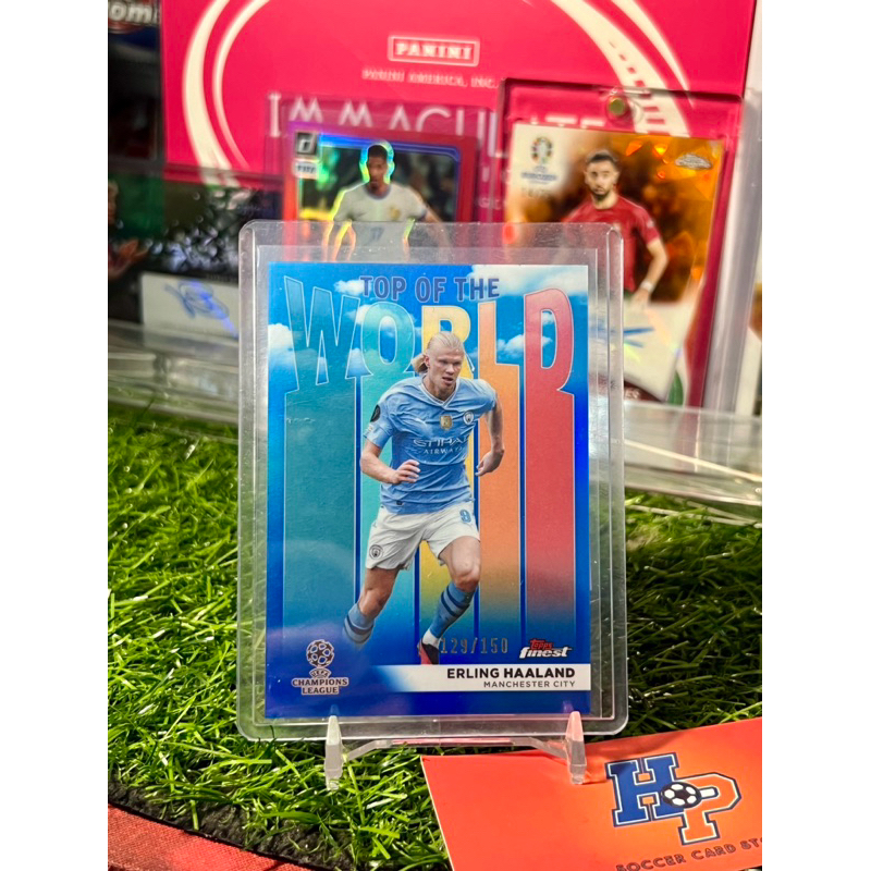 Erling Haaland Out Of This World Football Card /150 Topps Chrome Finest 2023/24