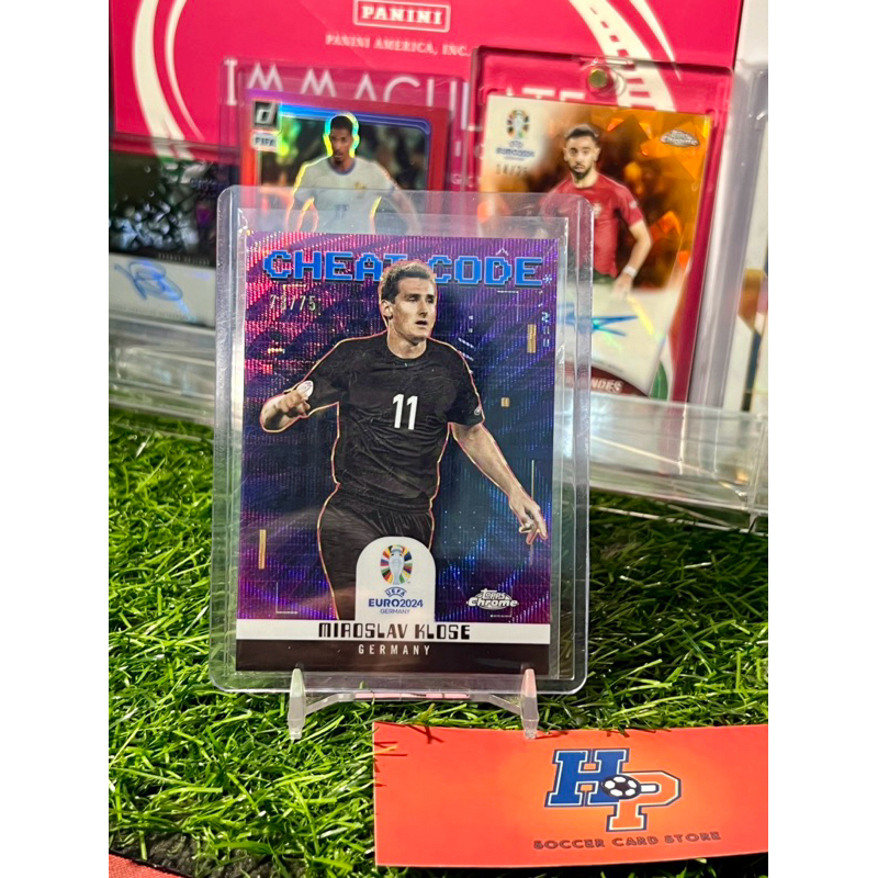 การ์ดฟุตบอล Miroslav Klose /75 Topps Chrome Eur0 2024