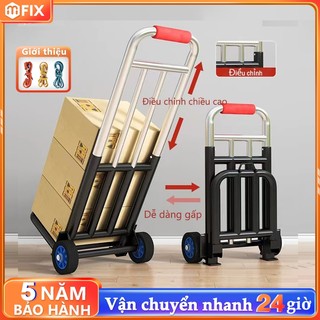 Xe đẩy hàng Xe Đẩy Gấp Gọn,Xe Kéo Hàng Đi Chợ Xe Đẩy Hành Lý Khung Thép Chịu Lực Sơn Chống Gỉ