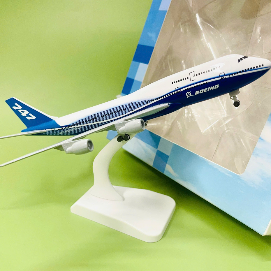 BEAUTIFUL STANDARD BOEING 747 PLANE MODEL TYPE 1 พร้อมล้อยาว 20 ซม.