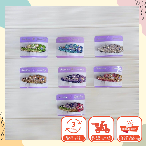 กิ๊บติดผมหน้าม้าแอปริคอทแฟชั่นลูกปัด 5 กลีบสําหรับผู้หญิง Km1