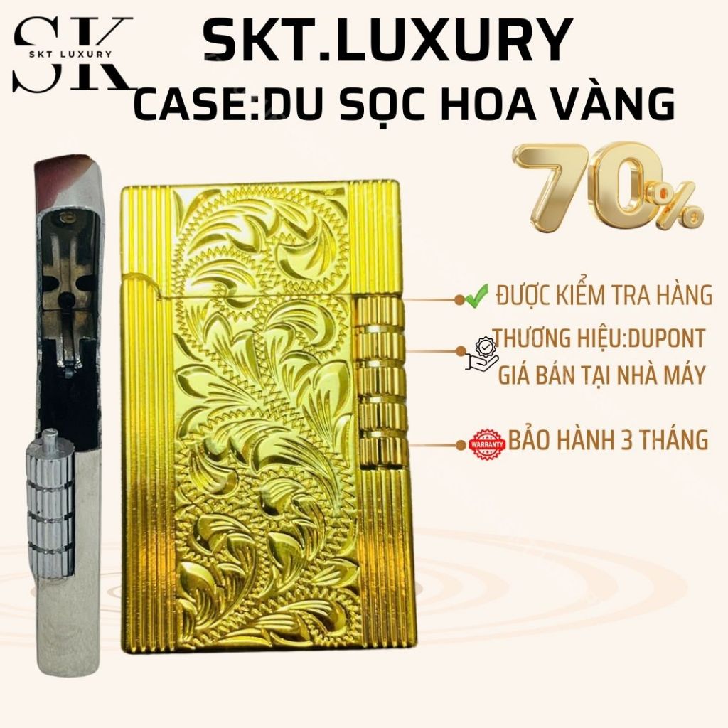 CASE Dupont แถบดอกไม้สีเหลือง (มีน้ําแข็ง 5v รวม) วัสดุทองเหลือง (ไม่รวมฟูเอล)