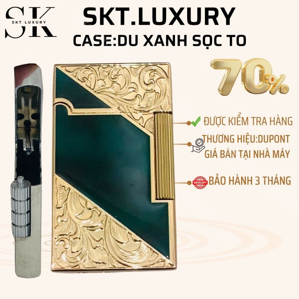 CASE Dupont สีฟ้าแถบใหญ่ (มีน้ําแข็ง 5v รวม)วัสดุทองเหลือง (ไม่รวมฟูเอล)