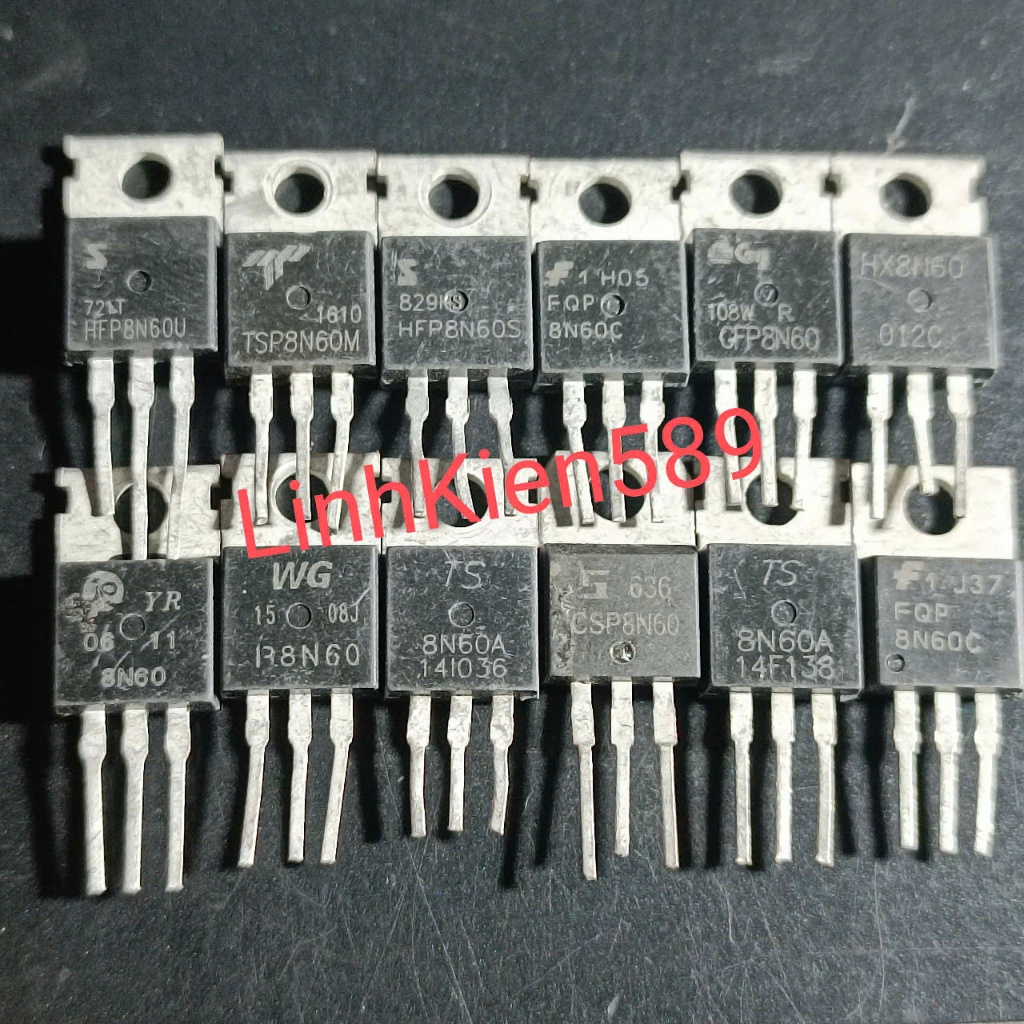 5 ชิ้น Mosfet MDP8N60 8N60 TSP8N60M HFP8N60U 8N60C CS8N60 CSP8N60S GFP8N60A 8N 60A 60A 60N 60N 60A 6