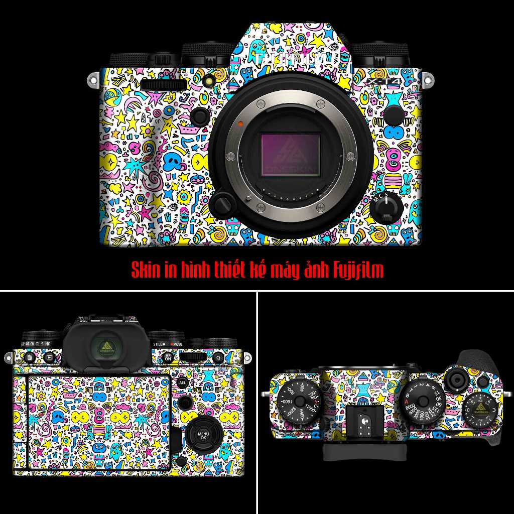 Fujifilm 3M สติ๊กเกอร์ผิว XE1,XE2,XE3,XE4,XE5,XT3,XT4,XT5,XH1,XH2/H2S,GFX50 Standard Pre-Cut CNC Die