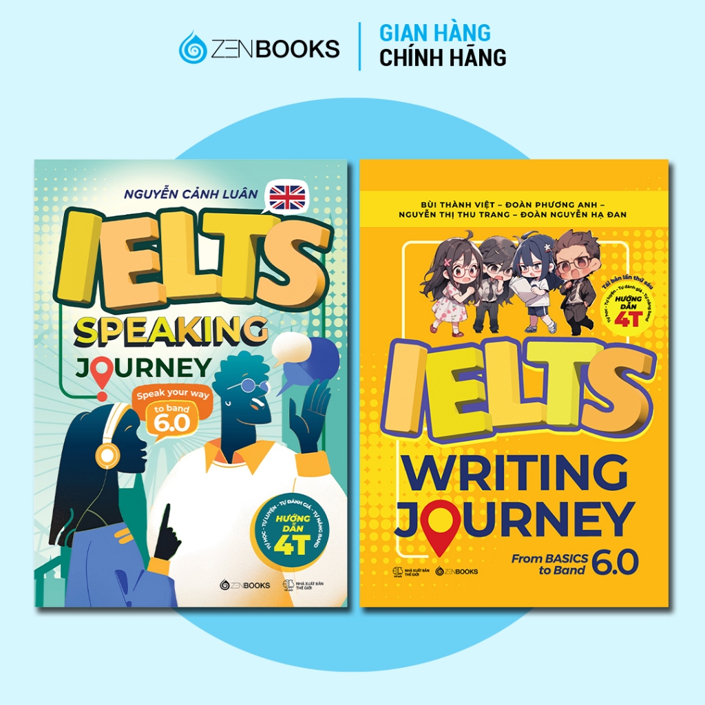 IELTS Speaking Journey และ IELTS Writing Journey Book Combo จากพื้นฐานถึงวงดนตรี 6.0
