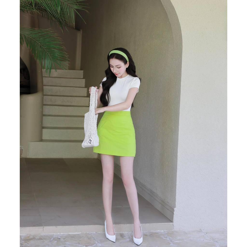 กระโปรงผู้หญิง " กระโปรง Yerin " EllyClothing