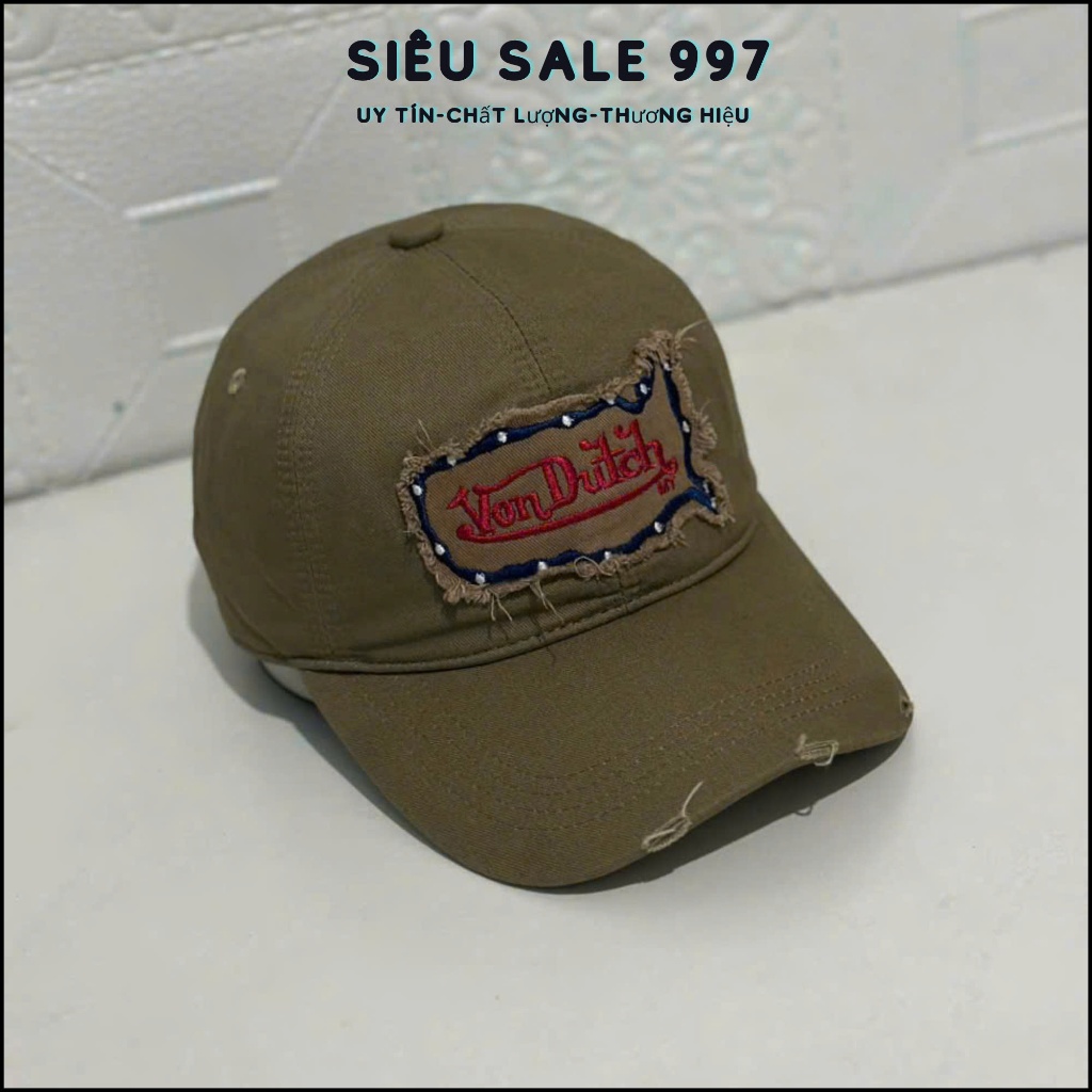 (BOX S1032) Vondutch SOFT FORM CAP แฟชั่นหลากสีคุณภาพสูงสําหรับผู้ชายและผู้หญิง